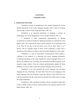 CHAPTER I INTRODUCTION A. Background of the Study