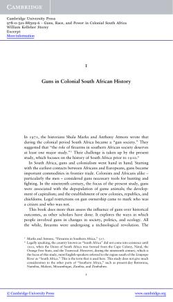 Guns in Colonial South African History - Assets