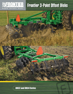 Frontier 3-Point Offset Disks