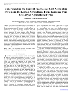 Understanding the Current Practices of Cost Accounting Systems in