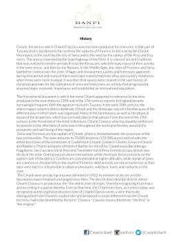 History of Chianti Classico