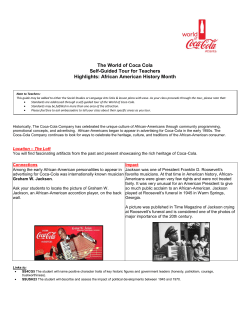 The World of Coca Cola Self-Guided Tour for Teachers Highlights