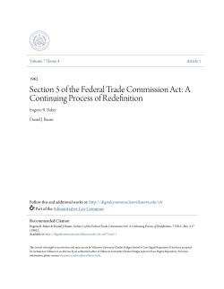 Section 5 of the Federal Trade Commission Act