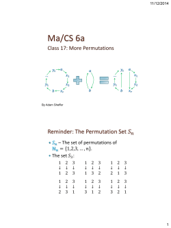 Permutations - Mathematics