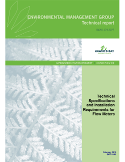 Technical Specifications and Installation Requirements for Flow