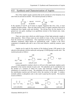 Experiment 15 - Moorpark College