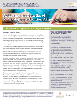 01-Higher Ed Alignment Brief