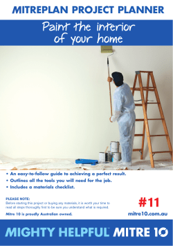 Paint the interior of your home