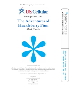 The Adventures of Huckleberry Finn