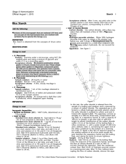 the Rice Starch monograph