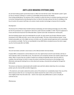 anti-lock braking systems (abs)