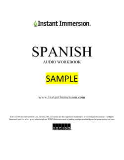 SPANISH - Instant Immersion