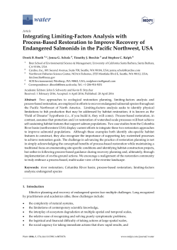 Integrating Limiting-Factors Analysis with Process-Based