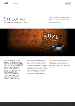 Sri Lanka - CitiBank HK