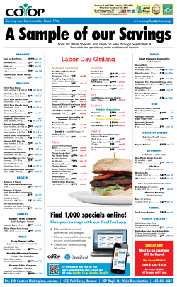 Find 1000 specials online! - Co