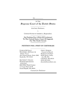 Petition - SCOTUSblog