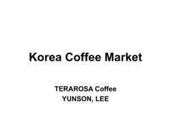Korea Coffee Market