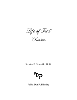 Life of Fred&reg; Classes
