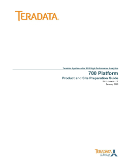 700 Platform - Information Products