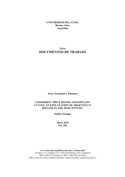 documentos de trabajo