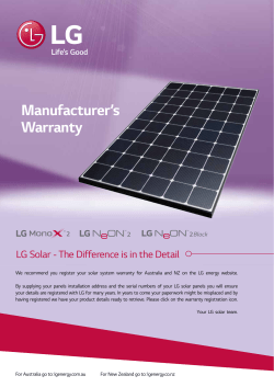 Manufacturer`s Warranty