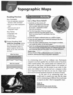 Topographic Maps