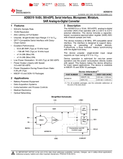 ADS8319 - Texas Instruments