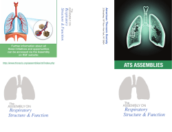 Assembly Brochure - American Thoracic Society