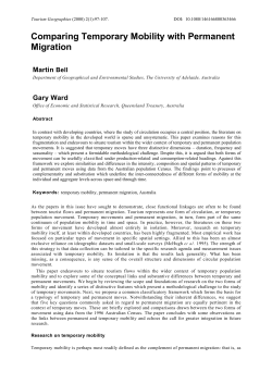 Comparing Temporary Mobility with Permanent