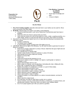 Fix It - saltlakescouts.org