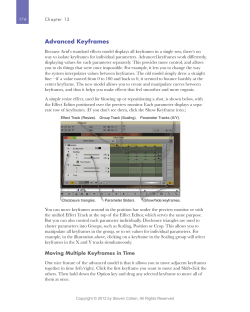 Advanced Keyframes
