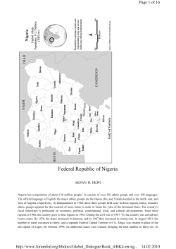 Federal Republic of Nigeria