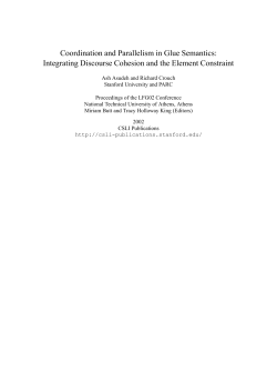 Coordination and Parallelism in Glue Semantics: Integrating