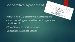 Cooperative Agreement - Minnesota Department of Health