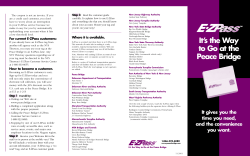 It`s the Way to Go at the Peace Bridge