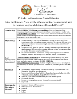 Going the Distance: &ldquo;How are the different units of measurement