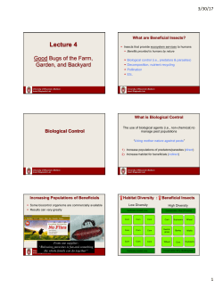 Beneficials - Russell Labs Site Hosting