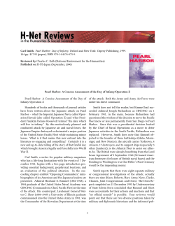 Pearl Harbor: A Concise Assessment of the Day of Infamy - H-Net