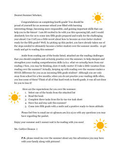 Grade 5 Reading 2016