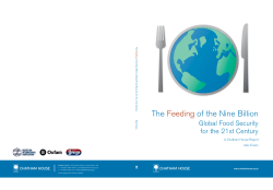 The Feeding of the Nine Billion: Global Food Security for the 21st
