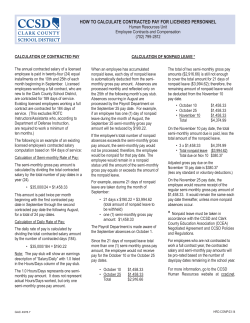 How to Calculate Contracted Pay