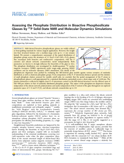 Assessing the Phosphate Distribution in Bioactive Phosphosilicate