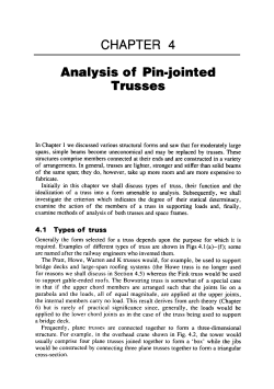 CHAPTER 4 Trusses