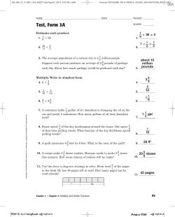 Test, Form 3A (continued)