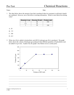 Chemical Reactions