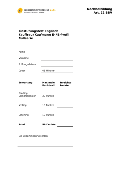 Basiert auf KEM Prüfungsvorlage