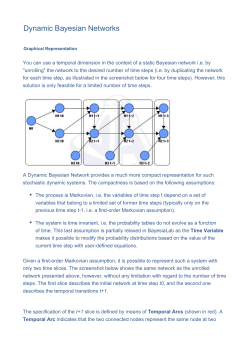 Dynamic Bayesian Networks