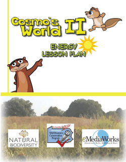 Cosmos World_Energy Lesson Plan.indd