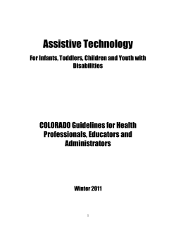 Assistive Technology - Texas School for the Blind and Visually