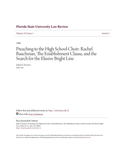 Preaching to the High School Choir